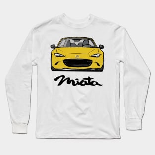 MX5 Miata ND Yellow Long Sleeve T-Shirt